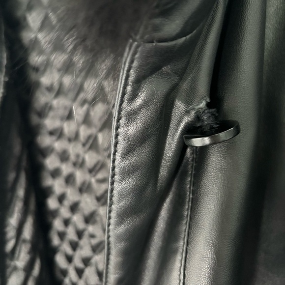 ACTON The Olde Hide House Leather Jacket with Removable Quilted Lining - Picture 6 of 6